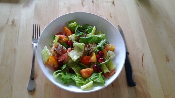 Ensalada de cranberries