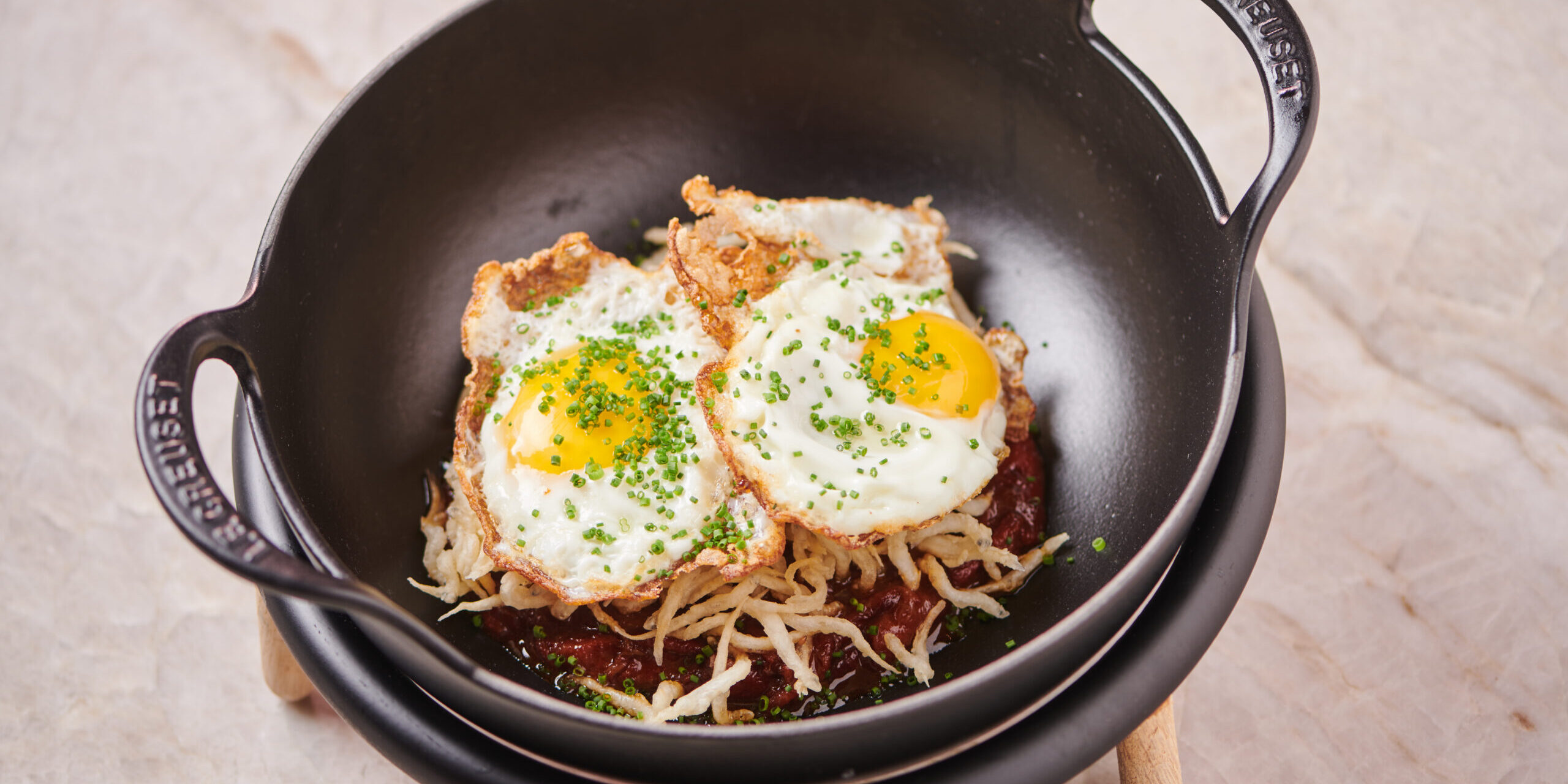 huevos con chanquetes