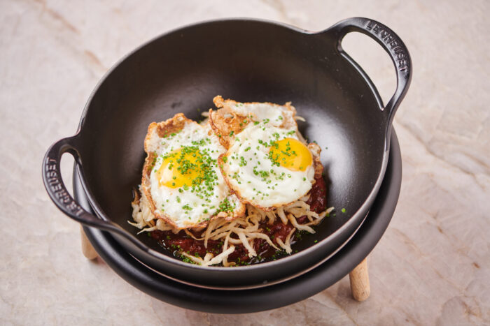 huevos con chanquetes