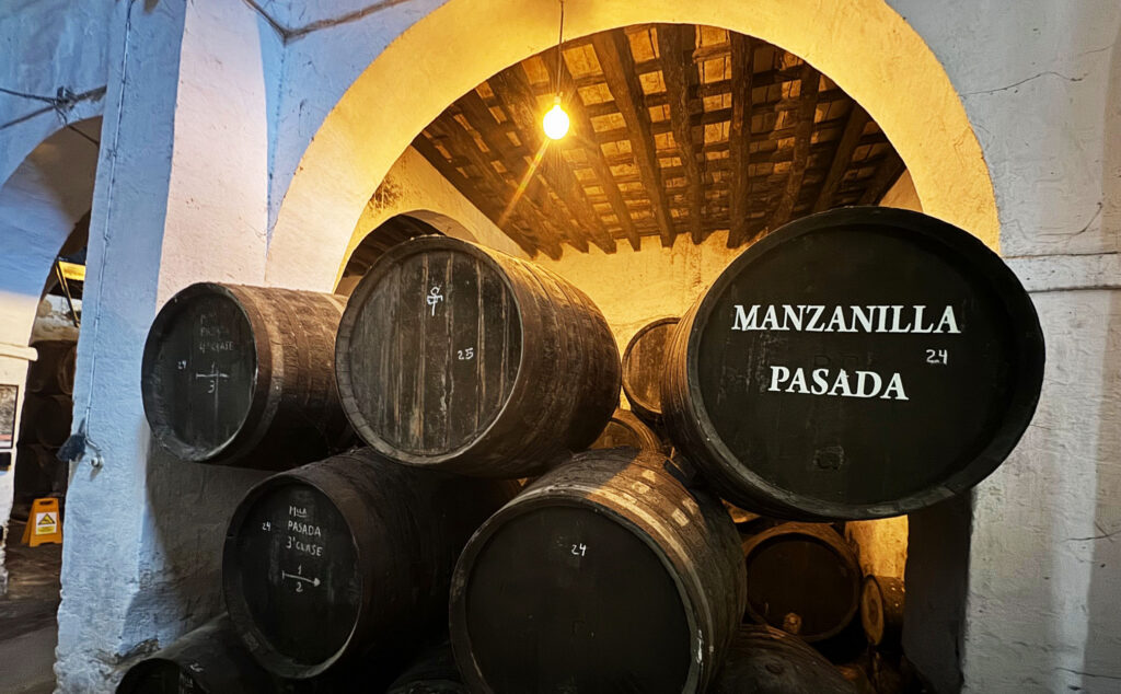 Botas de Manzanilla pasada en La Cigarrera