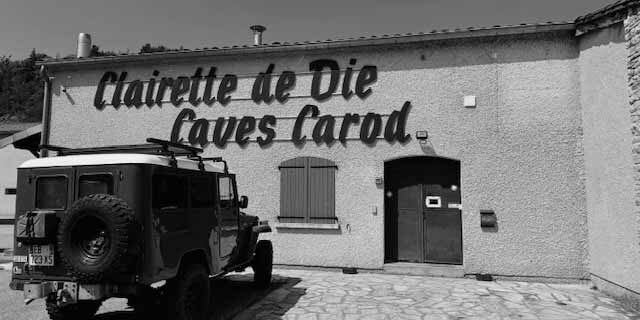 entrada bodega baja y blanco y negro