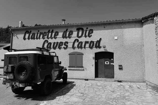 entrada bodega baja y blanco y negro